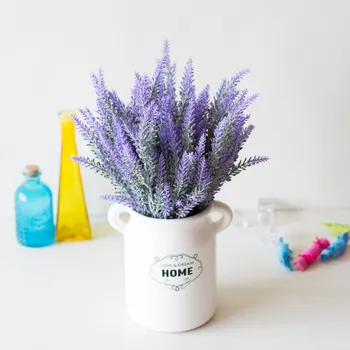 10pcs Romantično Provence Sivke Plastičnih Poroko Dekorativne Vaze za Dom Dekor Umetno Cvetje Zrn Božič Ponaredek Rastlin