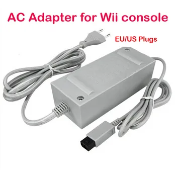 ZDA/EU Plug 100-240V DC 12V 3.7 Doma Steno, Napajanje AC Adapter, Kabel za Nintendo Wii Konzole Gostiteljske