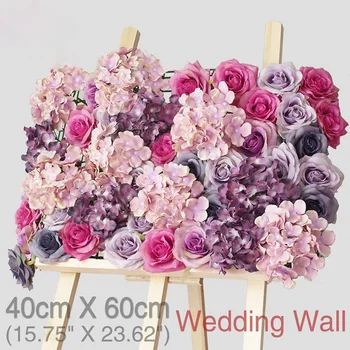 40x60cm Umetne Svile Rose Hydrangea Cvet Steno Romantična Poročne Fotografije Rekviziti Foto DIY Ozadje Plošče Dekoracijo