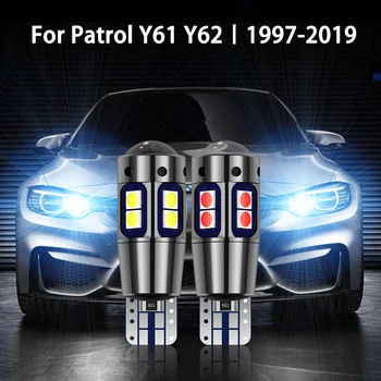 2pcs Parkiranje LED Luč Za Nissan Patrol Y61 Y62 Pribor 1997-2019 2011 2012 2013 2014 2015 2016 2017 2018 Potrditev Lučka