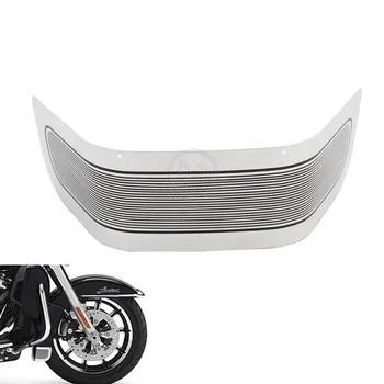 Aluminij Motocikla Dodatki Spredaj Fender Trim Krilo Za Harley Touring Electra Cesti Kralj Drsne 2014-UP Modeli