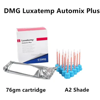 DMG Luxatemp Automix Plus Zobno Začasno Krono Most Materiala A2 Odtenek Z 15Pcs Mešanje Nasveti