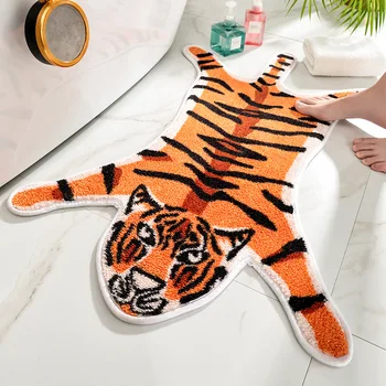 Nova 3D Tiger Nezakonitih Otrok Kopalnica Preprogo, Dnevna Soba, Spalnica Živali Natisnjeni Hodnik Preprogo Kuhinja Talna Obloga Vhod Doormats