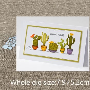 XLDesign Obrti Rezanje Kovin Matrice matrica plesni kaktusi dekoracijo album Album Papir, Kartice Obrti Reliefi die kosi