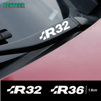 4pcs Reflektivni Avto metlice nalepke Za Volkswagen R32 R36