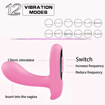 Metulj Nosljivi Dildo, Vibrator Klitoris Stimulator Brezžični Daljinski Upravljalnik Vibratorji Hlačke Sex Igrače Za Ženske Masturbator