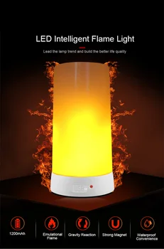 Mini LED Plamen Učinek Ogenj Žarnice USB zaračuna Utripanja Dekorativni Plamen Vzdušje, razpoloženje Lučka Umetno Padec ladijskega prometa