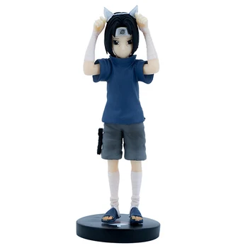 Anime Naruto Shippuden Slika 15 cm Otroštva Uchiha Itachi figuric PVC GK Model Kawaii Zbiranje Igrač Darilo