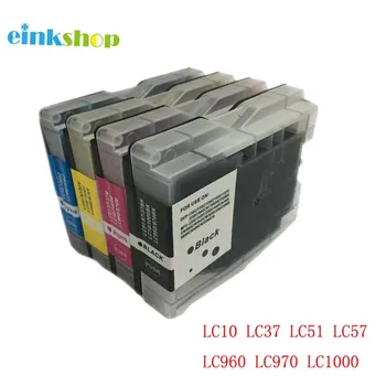 einkshop LC10 LC37 LC51 LC57 LC960 LC970 LC1000 Kartuša Za Brother DCP-130C, DCP-135C, MFC-235C MFC-240C 750CN 750CW, 465CN