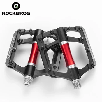 ROCKBROS Ultralahkih MTB Kolesarski Pedala Kolesa Zaprti DU Nosijo Pedala Aluminij Zlitine Non-slip BMX Kolo, Cestna Pedala MTB Pedali