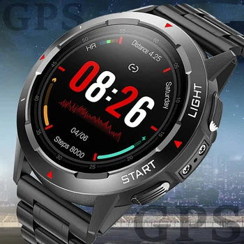 2022 Nove GPS Watch Moških, Nadmorsko višino, Zračni Tlak, Kompas Šport Fitnes Tracker IP68 Vodotesen določanja Položaja GPS Smartwatch Za Xiaomi