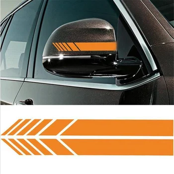 Avto rearview mirror nalepke za hyundai creta vw polo limuzina skoda kodiaq honda dio kia cerato h7