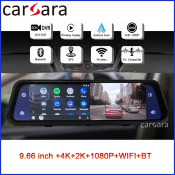 Androidauto Ogledalo CarPlay AutoKit za AVTOBUS, TOVORNJAK Salon Wecker Taxi Notchback Prikolico karavan Kompaktnega Avtomobila Van Auto