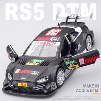 1:32 Audi RS5 DTM Športni Avto Simulacije Igrača Avto Model Zlitine Potegnite Nazaj Otroci Igrače Prave Licence za Zbirko Darilo Off-Road