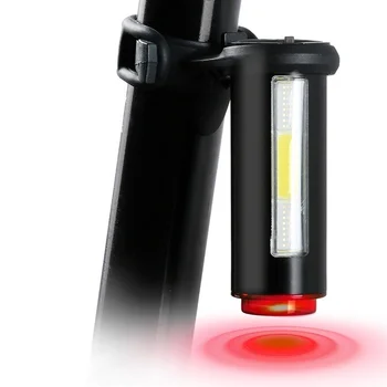 Cikel Rep Svetlobe Varnost Opozorilo Utripa, USB Led Lučka Lučka Super Svetle zadnje luči Izposoja Koles Zadaj Rep Svetlobe