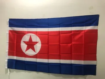 Severna Koreja Zastavo Dejavnosti Dekorativni Banner 90x150cm