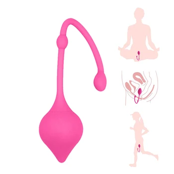 Medicinski silikon keglove vaginalne kroglice vibrator spola igrače, vagina žogo privijte pomoči ljubezen gejša žogo ben wa seks izdelkov za žensko