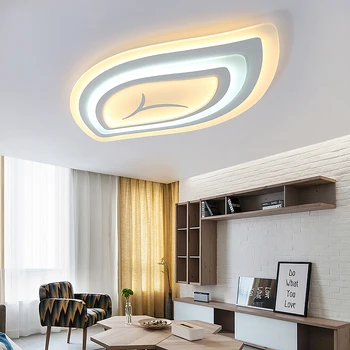 Možnost zatemnitve sodobni led stropne luči za dnevno sobo, spalnica Daljinskega upravljalnika ultra-tanek akril sodobni led stropna svetilka brezplačno mail
