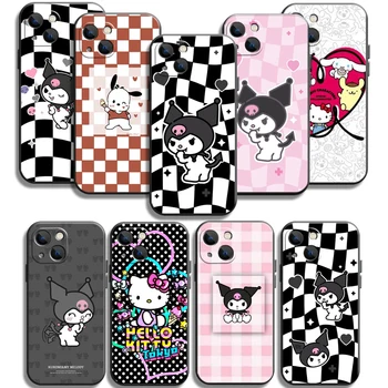 Hello Kitty Kuromi Telefon Primerih Za iPhone 11 12 Pro MAX 6S 7 8 Plus XS MAX 12 13 Mini X XR SE 2020 Carcasa Coque Mehko TPU Funda