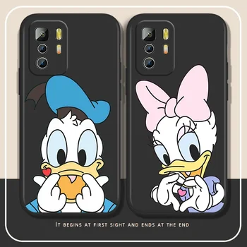 Donald Duck Nekaj Disney Primeru Telefon Za Xiaomi Redmi Opomba 5 5A 6 8 9 9 10 11 11S 12 Pro Plus Max 4G 5G Black Funda Kritje Mehko