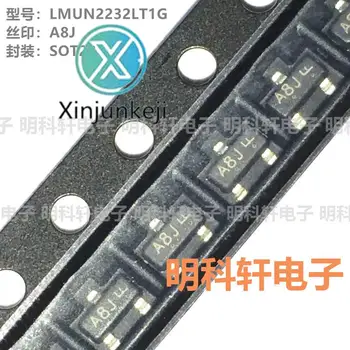 100 kozarcev izvirne nove LMUN2232LT1G svile zaslon A8J SOT23 SMD tranzistor