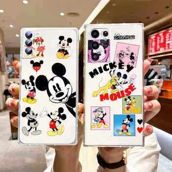 Mickey Mouse Anime Primeru Telefon Za Samsung Galaxy S21 S22 S10 S20 S10e S9 S8 S7 PRO Ultra Plus FE Lite Pregleden Funda Pokrov