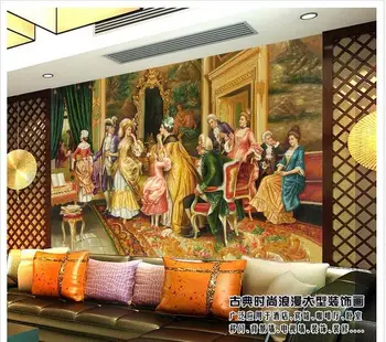 Po meri 3d ozadje 3d tv stene papirja freske Palace slikarstvo kavč nastavitev stenske slike za ozadje