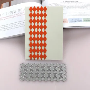 DUOFEN REZANJE KOVIN MATRICE 2020 diamond izrezanka šablona za DIY papercraft projektov Album Papir Album