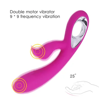 Močan Dvojni Vibracijska Dildo Vibratorji Za Ženske,G Spot za Odrasle Sex Igrače za Žensko,Klitoris Masaža Sex Izdelki za Ženske