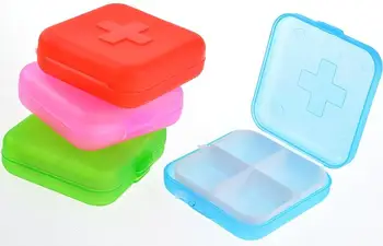 10pcs Prenosni Mini CuteTemporary Shranjevanje Plastičnih Pill Box Medicine Primeru Za Zdravo Nego Prazne Drog Polje Razvrstilnik