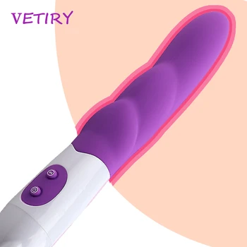 VETIRY Dildo Vibratorji 10 Hitrost G Spot Massager Klitoris Vagine Stimulatorjev Sex Igrače za Ženske Ženski Masturbator Odraslih Izdelki