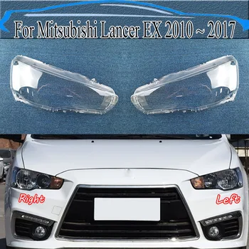 Za Mitsubishi Lancer EX 2010 ~ 2017 Žaromet, Prozoren Pokrov Žarometa Lupini Lampshade Primeru pleksi steklo Zamenjati Original Objektiv