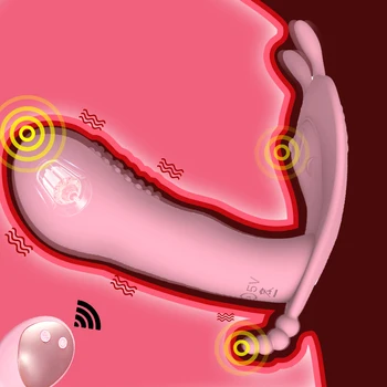 Brezžični Daljinski Hlačke Vibrator Metulj Nosljivi Dildo, Vibrator G Spot Stimulator Klitorisa Vagianl Massager Sex Igrača Za Ženske