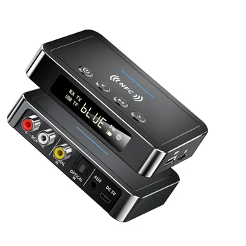 Bluetooth 5.0 Sprejemnik Oddajnik AUX 3.5 mm Jack RCA Optična Brezžična Prostoročno Klicanje UKV Stereo NFC Bluetooth Audio (zvok Bluetooth Adapte