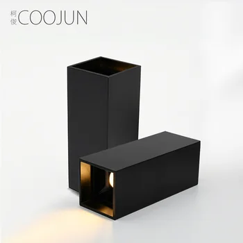 COOJUN LED površinsko nameščena downlight brez odpiranja luknjo strop eno glavo, dnevna soba, strop COB 3W spalnica mini pozornosti