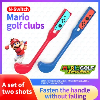 Aolion 2PCS Prenosni Snemljiv Golf Klube Za Mario Golf Super Rush Združljiv Z Nintendo Stikalo Joypad Ročaji Pribor