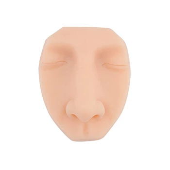 Silikonski Obraz Model Tatoo Punkcijo Praksi Simulacijo Človeških Nos, Usta Del Telesa Zaslon Nos, Preboji Nakit