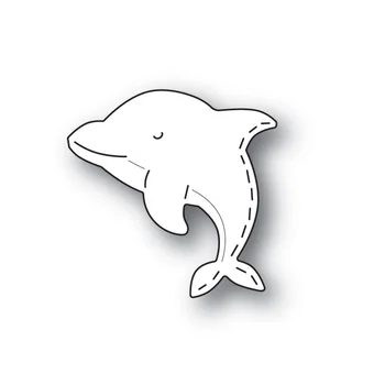 Crazyclown Ocean Živali Dolphin Obrti Rezanje Kovin Matrice za DIY Scrapbooking Papir Album, Fotografskih Kartic, zaradi Česar Umre Die Cut