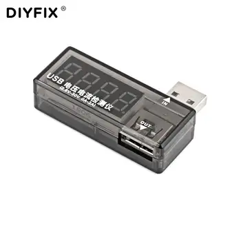 DIYFIX USB Tester Polnilnik Zdravnik Digitalni Mobilni Telefon Baterija Tester USB Detektor Napetosti Tekoči Meter Ampermeter Detektor Indikator