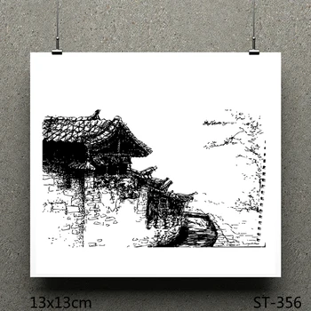 ZhuoAng Majhna država, house design žig / album gume žig / plovila jasno žig reže za kartico / brezhibno žig
