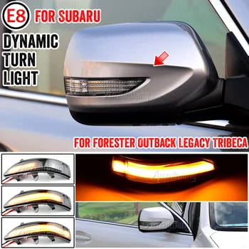 2Pcs LED Dinamični Vključite Opozorilne Luči Za Subaru Gozdar Tribeca Strani Ogledalo Blinker Indikator Za Subaru Outback Legacy 2008-2011
