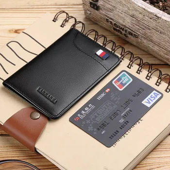 Mednarodna blagovna znamka novi ultra-tanko usnje mini denarnice, kreditne kartice sim mode high-end prva plast usnja majhen kovanec torbici
