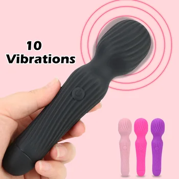 Sex Igrače za Ženske Stimulator Klitorisa Nit Massager AV Palico Čarobno Palico, Dildo, Vibrator 10 Hitrost G Spot Vibrator Vagina