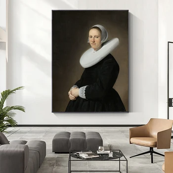 Rembrandt Portret Adriana Croes Umetnosti Platno, Tisk Slikarstvo Slavni Slika Steni Sliko, Dnevna Soba Dekoracijo Doma Plakat