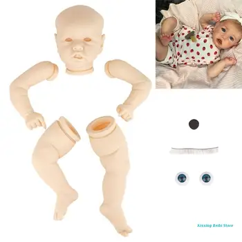 Nedokončane Lutka DIY Prazno Kit Simulirani Dojenčka Material Vinil Narejen Nesestavljeni Igrača za Malčke Darilo za Otroka Božič Padec Ladijskega prometa