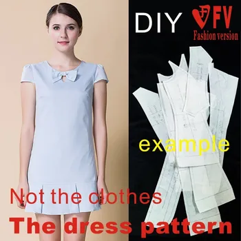 Obleke Šivanje Vzorec Predloga za Rezanje risanje Oblačila DIY ((Ne prodajajo oblačila)) BLQ - 137