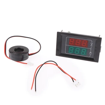 Mini Digitale Voltmeter Amperemeter AC50-500/0-600V Led Zaslon Volt Amper Napetost Merilnika Amperemeter Kazalnik Tester