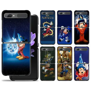 Telefon Primeru Za Samsung Galaxy Ž Ž Flip Flip3 5G Ž medije flip4 Težko PC Mat Lupini Disney Fantasia Čarobno Mickey Mouse