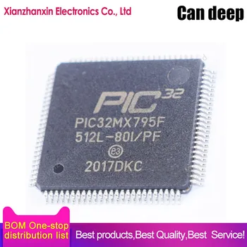 1PCS/VELIKO PIC32MX795F512L-80I/PF PIC32MX795F512L PIC32 795F512 TQFP100 32-bit microcontrollers MCU