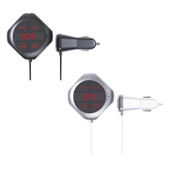 UKV-Oddajnik Bluetooth Car Kit Dual USB Avto Polnilec Zvočno kartico, Avto MP3 Predvajalnik, TF Kartice 2.5 Avtomobilski Telefon Polnilnik